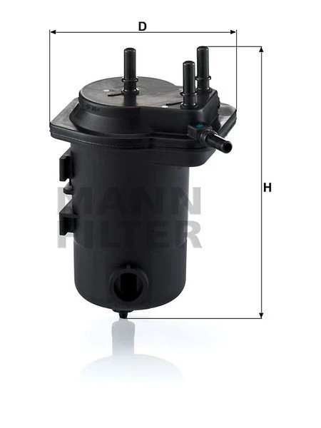 Palivový filter MANN FILTER WK 939/9 x