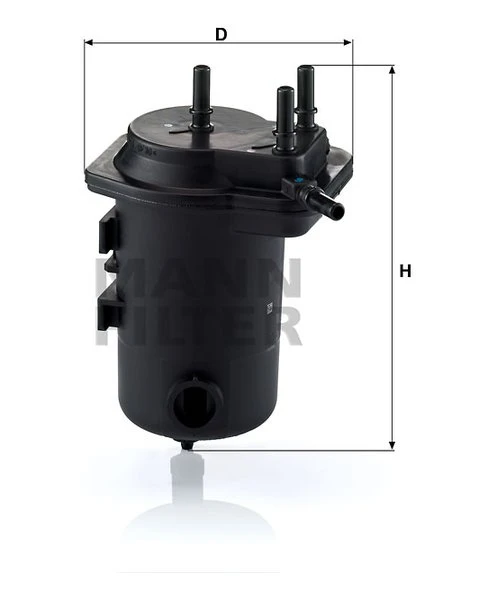 Palivový filter MANN FILTER WK 939/8 x