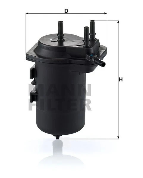 Palivový filter MANN FILTER WK 939/7