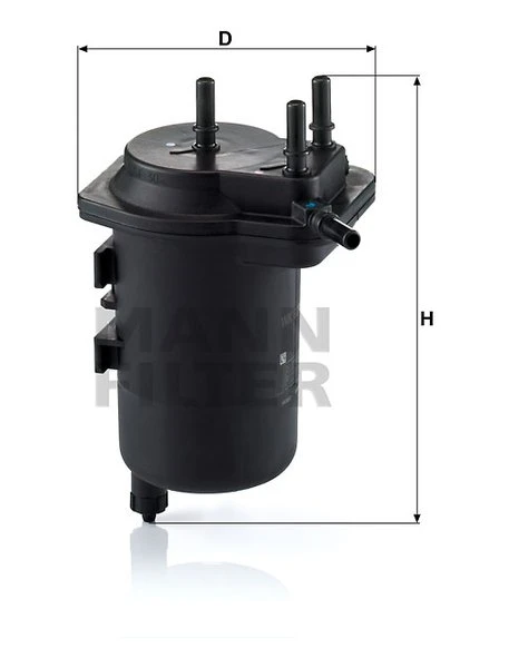 Palivový filter MANN FILTER WK 939/4