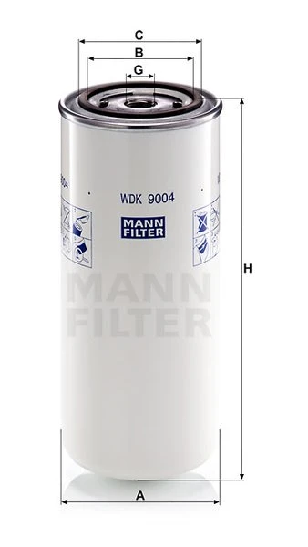 Palivový filter MANN FILTER WDK 9004