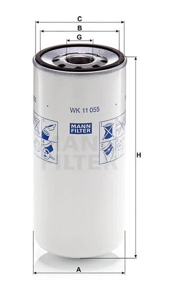 Palivový filter MANN FILTER WK 11 055
