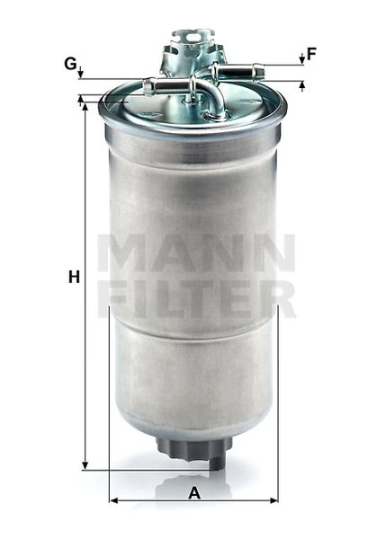 Palivový filter MANN FILTER WK 853/3 x