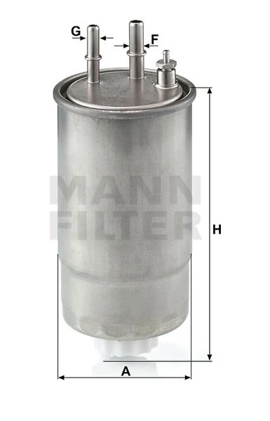 Palivový filter MANN FILTER WK 853/21