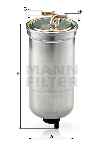 Palivový filter MANN FILTER WK 853/16