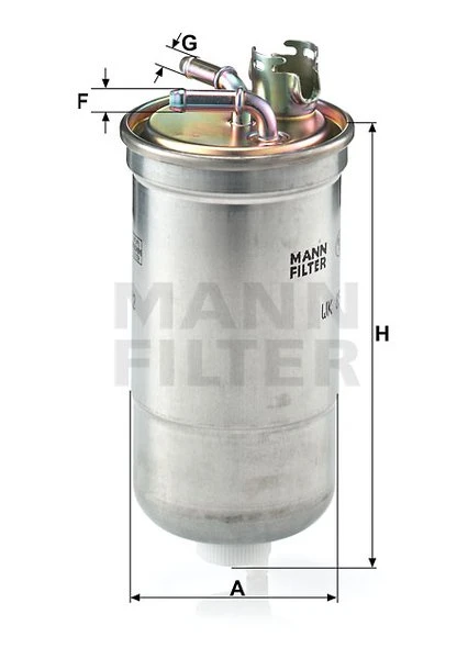 Palivový filter MANN FILTER WK 853/12 z
