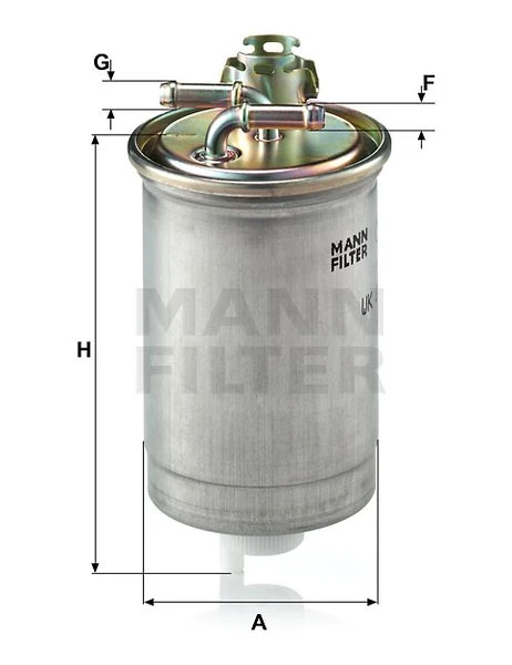 Palivový filter MANN FILTER WK 853/11