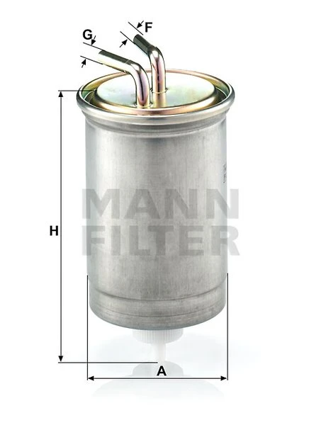 Palivový filter MANN FILTER WK 845/3