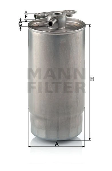 Palivový filter MANN FILTER WK 841/1