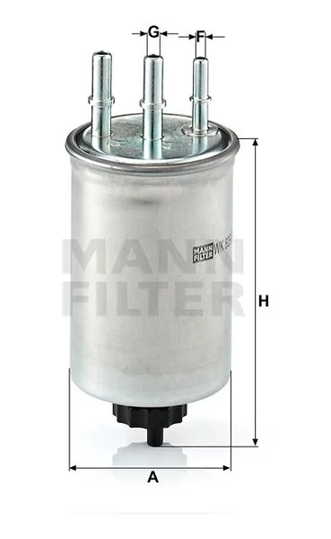 Palivový filter MANN FILTER WK 829/3