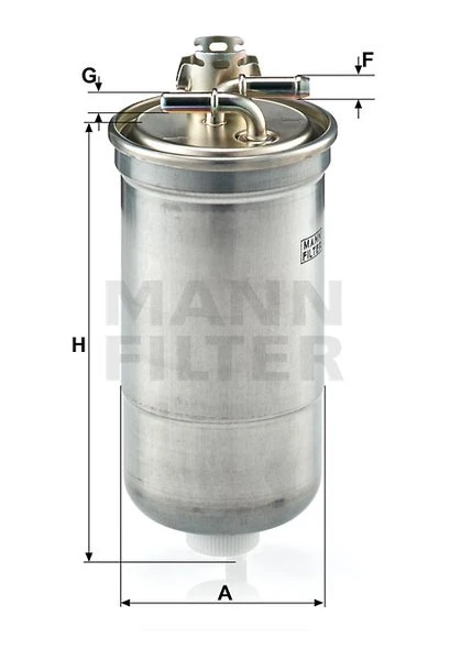 Palivový filter MANN FILTER WK 829/1 x