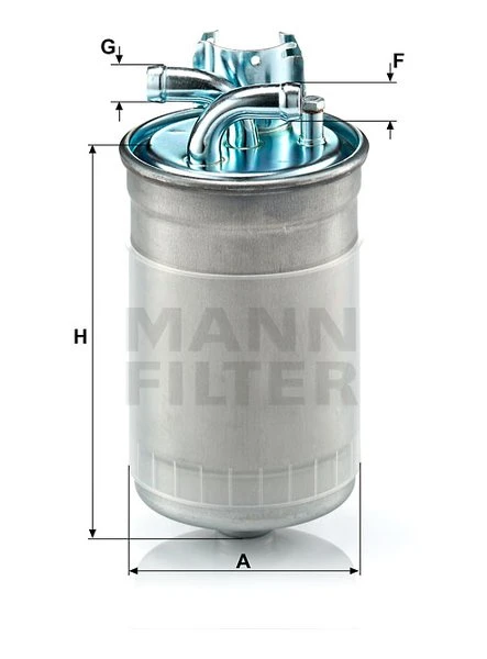 Palivový filter MANN FILTER WK 823/1