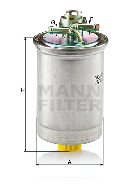 Palivový filter MANN FILTER WK 823