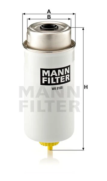 Palivový filter MANN FILTER WK 8105