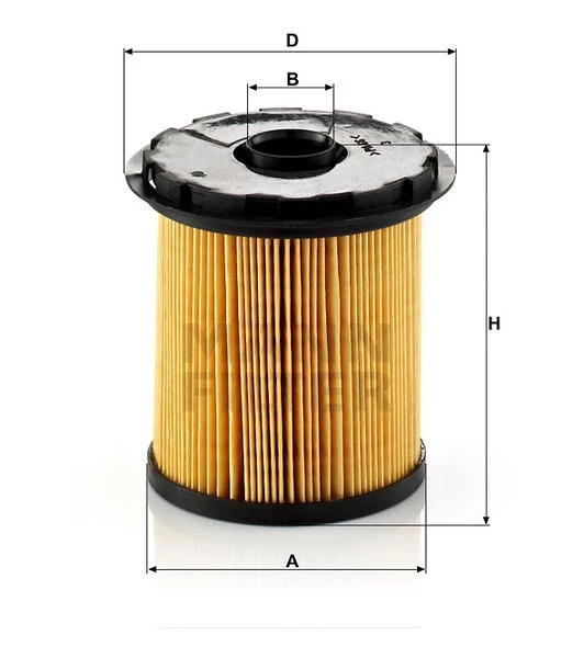 Palivový filter MANN FILTER PU 822 x