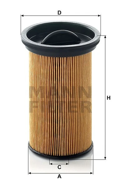 Palivový filter MANN FILTER PU 742