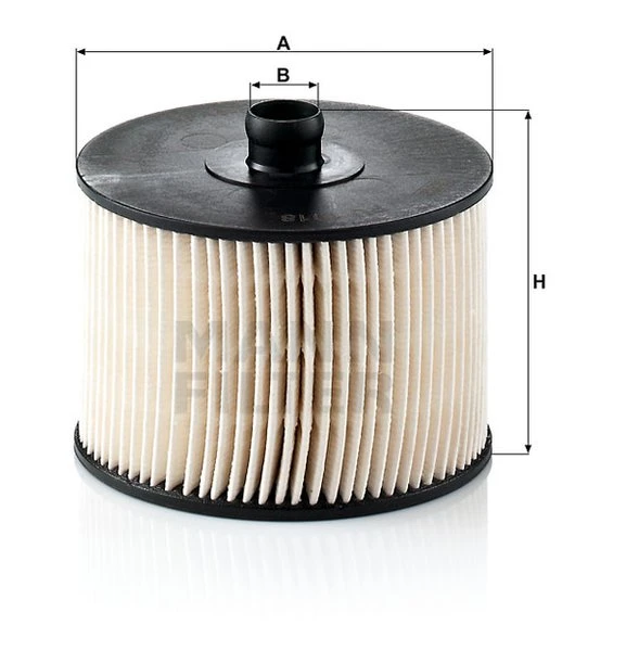 Palivový filter MANN FILTER PU 1018 x