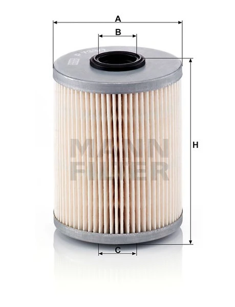 Palivový filter MANN FILTER P 733/1 x
