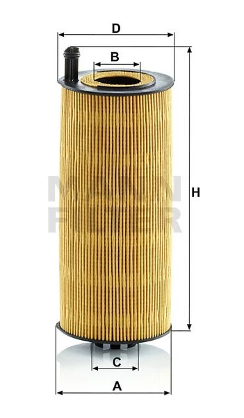 Olejový filter MANN FILTER HU 12 006 z