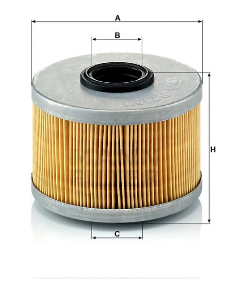 Palivový filter MANN FILTER P 716/1 x