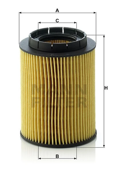Olejový filter MANN FILTER HU 932/6 n