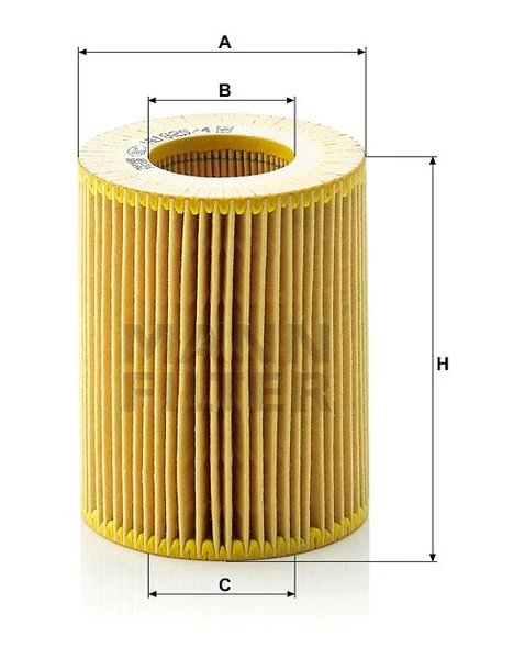 Olejový filter MANN FILTER HU 925/4 y
