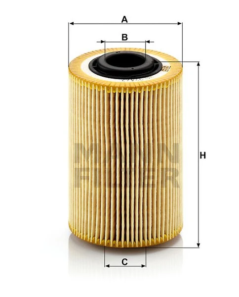 Olejový filter MANN FILTER HU 924/2 x