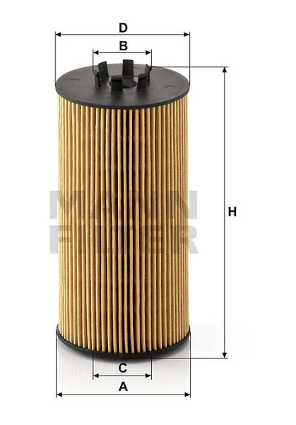 Olejový filter MANN FILTER HU 835/1 z