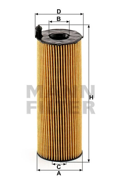 Olejový filter MANN FILTER HU 831 x