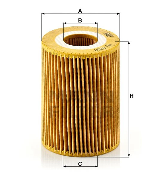 Olejový filter MANN FILTER HU 820/1 y
