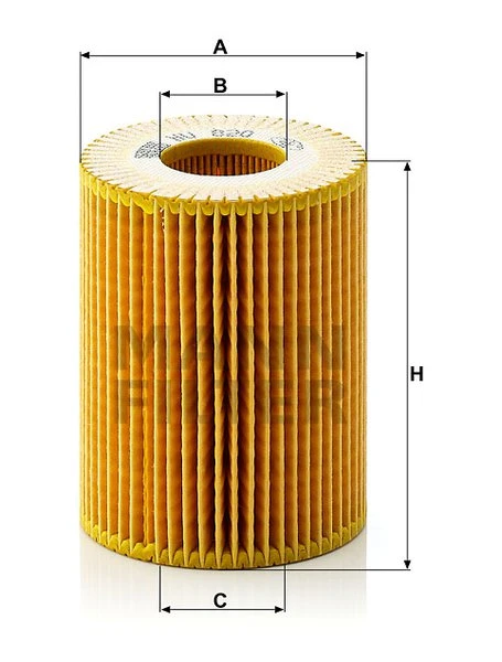 Olejový filter MANN FILTER HU 820 x