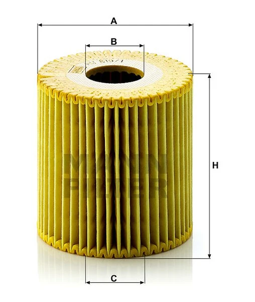 Olejový filter MANN FILTER HU 819/1 x