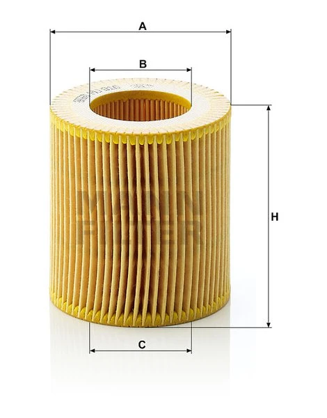 Olejový filter MANN FILTER HU 816 x