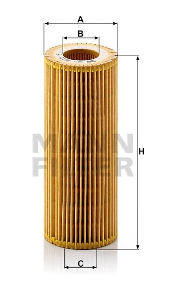Olejový filter MANN FILTER HU 722 y
