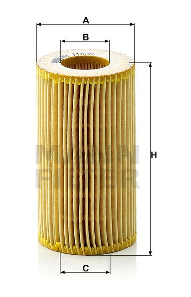 Olejový filter MANN FILTER HU 718/6 x