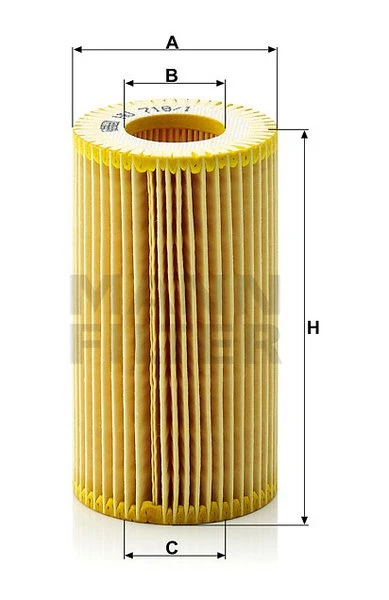 Olejový filter MANN FILTER HU 718/1 z