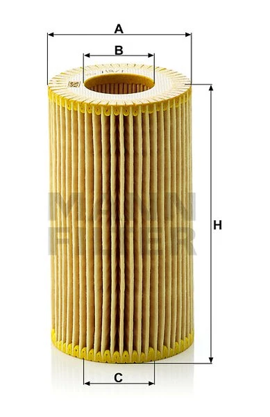 Olejový filter MANN FILTER HU 718/1 n