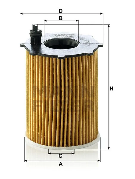 Olejový filter MANN FILTER HU 716/2 x
