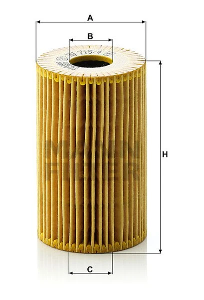 Olejový filter MANN FILTER HU 715/4 x