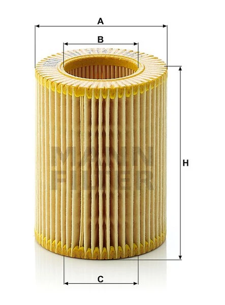 Olejový filter MANN FILTER HU 714 x