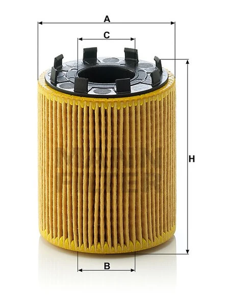 Olejový filter MANN FILTER HU 713/1 x