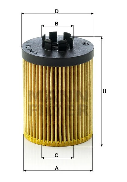 Olejový filter MANN FILTER HU 712/8 x