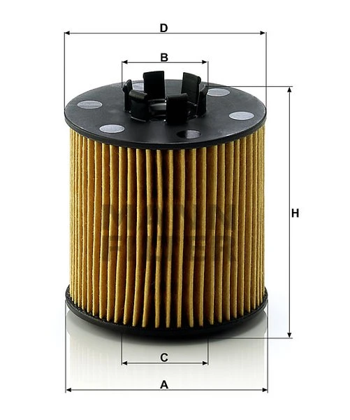 Olejový filter MANN FILTER HU 712/6 x