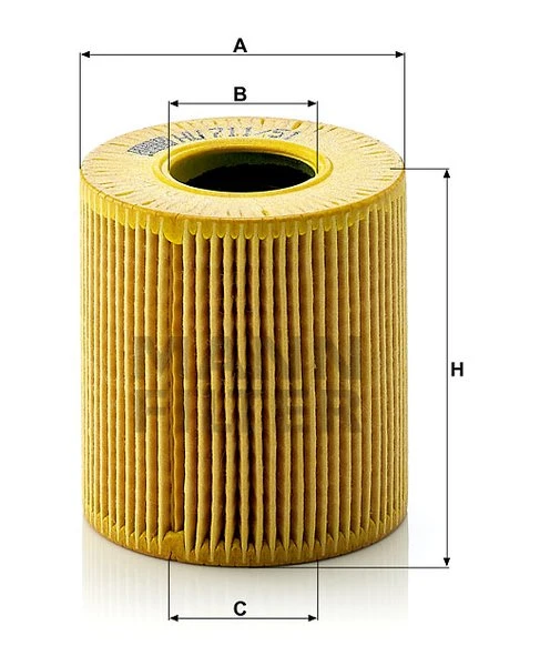 Olejový filter MANN FILTER HU 711/51 x