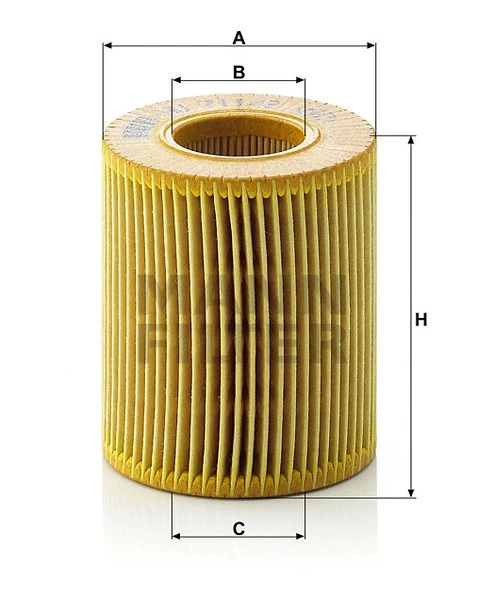 Olejový filter MANN FILTER HU 711/2 x