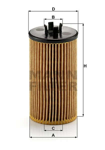 Olejový filter MANN FILTER HU 612/2 x