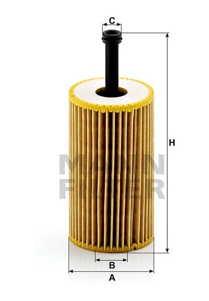 Olejový filter MANN FILTER HU 612 x