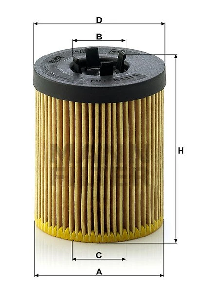 Olejový filter MANN FILTER HU 611/1 x