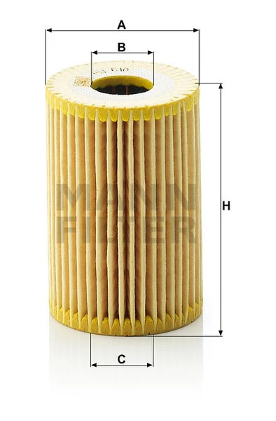 Olejový filter MANN FILTER HU 610 x
