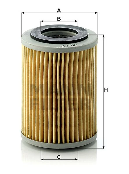 Olejový filter MANN FILTER H 716/1 x